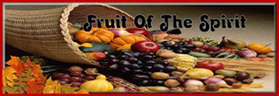 But the fruit of the Spirit is love...
